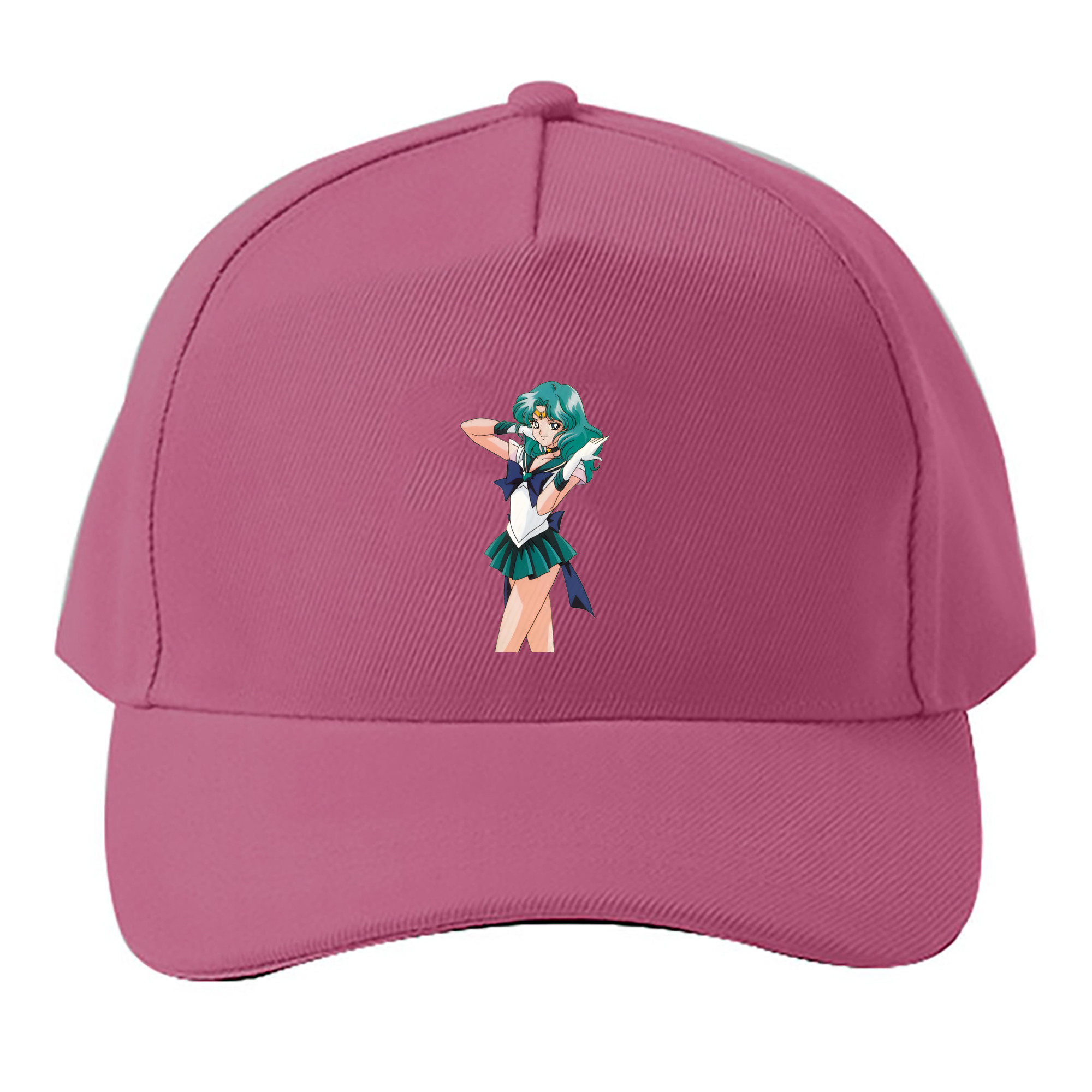 （画像用） 美少女戦士セーラームーン 海王 みちる（かいおう みちる） Sailor Moon Kaiou Michiru ベースボールキャップ 綿100％ 男女兼用 帽子 スポーツ
